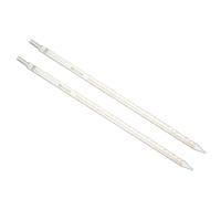 PATIKIL Graduated Dropper Pipettes 2 Pcs 25ml Reusable Borosilicate Glass Pipette for Transfer Liquid for Laboratory, Chemistry, Clear