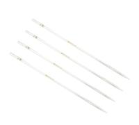 PATIKIL Graduated Dropper Pipettes 4 Pcs 0.5ml Reusable Borosilicate Glass Pipette for Transfer Liquid for Laboratory, Chemistry, Clear