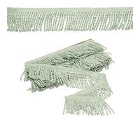 PATIKIL Green Fringe Trim, 5 Yards x 65mm Fringe Trim Curtain Tassel Fabric Sewing for Curtain Sofa Clothes DIY Decoration