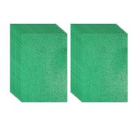 PATIKIL Green Shiny EVA Glitter Foam Sheet 16x12 Inch 2mm Thick with Back Adhesive Sparkle EVA Glitter Felt for Crafts DIY Project, 20 Pcs
