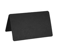 PATIKIL Greeting Cards,100Pcs Favor Decor Foldable Blank Card for Wedding, Party, DIY Decoration, Table Name Place Cards, Black Card Paper