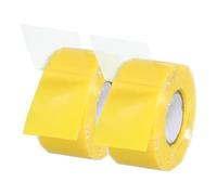 PATIKIL Grip Tape for Handles 1" x10ft, 2 Roll Self-Fusing Silicone Tape for Bike Handles Pull Up Bars Gym Equipment Plumb/Hose/Pipe Leaks Emergency, Yellow