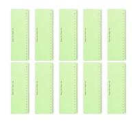 PATIKIL Guided Reading Strips, 10pcs Highlight Colored Overlay Bookmark Reading Tracking Ruler Teacher Teaching Supplies for Classroom, Grass Green