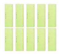 PATIKIL Guided Reading Strips, 10pcs Highlight Colored Overlay Bookmark Reading Tracking Ruler Teacher Teaching Supplies for Classroom, Light Green