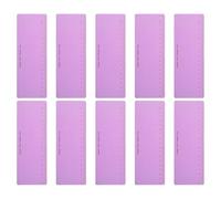 PATIKIL Guided Reading Strips, 10pcs Highlight Colored Overlay Bookmark Reading Tracking Ruler Teacher Teaching Supplies for Classroom, Purple