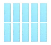 PATIKIL Guided Reading Strips, 10pcs Highlight Colored Overlay Bookmark Reading Tracking Ruler Teacher Teaching Supplies for Classroom, Sky Blue
