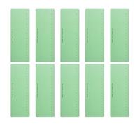 PATIKIL Guided Reading Strips, 10pcs Highlight Colored Overlay Bookmark Reading Tracking Ruler Teacher Teaching Supplies for Classroom, Dark Green