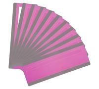 PATIKIL Guided Reading Strips, 10pcs Highlight Colored Overlay Bookmarks Sentence Strips Reading Tracking Ruler Teacher Supplies for Classroom, Rose