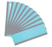 PATIKIL Guided Reading Strips, 10pcs Highlight Colored Overlay Bookmarks Sentence Strips Reading Tracking Ruler Teacher Supplies for Classroom, Blue