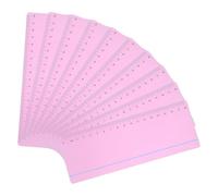 PATIKIL Guided Reading Strips, 10pcs Highlight Colored Overlay Bookmarks with Line Reading Tracking Ruler Reduce Visual Stress Teacher Teaching Supplies for Classroom, Pink
