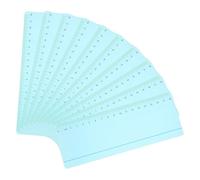 PATIKIL Guided Reading Strips, 10pcs Highlight Colored Overlay Bookmarks with Line Reading Tracking Ruler Reduce Visual Stress Teacher Teaching Supplies for Classroom, Sky Blue