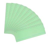PATIKIL Guided Reading Strips, 10pcs Highlight Colored Overlay Bookmarks with Line Reading Tracking Ruler Reduce Visual Stress Teacher Teaching Supplies for Classroom, Dark Green