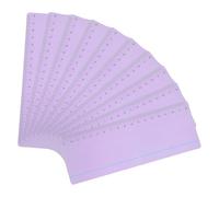 PATIKIL Guided Reading Strips, 10pcs Highlight Colored Overlay Bookmarks with Line Reading Tracking Ruler Reduce Visual Stress Teacher Teaching Supplies for Classroom, Purple