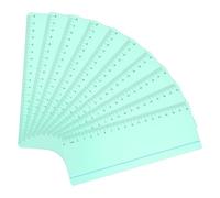 PATIKIL Guided Reading Strips, 10pcs Highlight Colored Overlay Bookmarks with Line Reading Tracking Ruler Reduce Visual Stress Teacher Teaching Supplies for Classroom, Light Blue