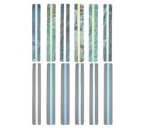 PATIKIL Guided Reading Strips, 12 Pcs Reading Tracking Ruler Highlight Strips Colored Overlay Highlight Bookmarks Help with Dyslexia Teacher Education Supplies(Ocean + Blue)