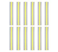 PATIKIL Guided Reading Strips, 12pcs Tracking Highlight Colored Overlay Bookmark Reduce Visual Stress Teacher Teaching Supply for Classroom, Yellow