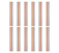PATIKIL Guided Reading Strips, 12pcs Tracking Highlight Colored Overlay Bookmark Reduce Visual Stress Teacher Teaching Supply for Classroom, Orange