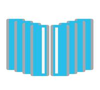 PATIKIL Guided Reading Strips, 8 Pieces Tracking Highlight Colored Overlay Strips Bookmark Dyslexia Reading Teaching Tools for Children Classroom Teacher, Blue