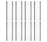 PATIKIL Guided Reading Strips, 8pcs Highlight Colored Overlay Bookmark Reading Tracking Teacher Teaching Supplies for Classroom, Transparent Grey