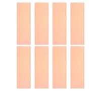 PATIKIL Guided Reading Strips, 8pcs Tracking Highlight Colored Overlay Bookmark Reduce Visual Stress Teacher Teaching Supplies for Classroom, Light Orange
