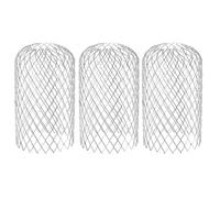 PATIKIL Gutter Guard, 3Pack 6" Aluminum Down Pipe Filter Strainer, Anti-Blocking Line Cap Drain Cover Downspout Protector for Blockage Leaves Debris