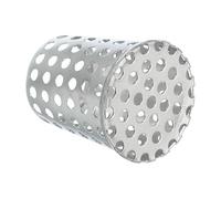 PATIKIL Gutter Guard Filter 2"-1.6", PVC Termination Cap Mesh Screen Roof Vent Cover Stainless Steel Conical Exhaust Pipe Cover Downspout Guard Filter Strainer for Downspout Silver