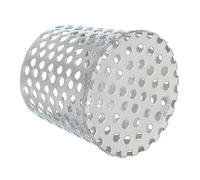 PATIKIL Gutter Guard Filter 3"-2.4", PVC Termination Cap Mesh Screen Roof Vent Cover Stainless Steel Conical Exhaust Pipe Cover Downspout Guard Filter Strainer for Downspout Silver