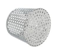 PATIKIL Gutter Guard Filter 4.3"-3.5", PVC Termination Cap Mesh Screen Roof Vent Cover Stainless Steel Conical Exhaust Pipe Cover Downspout Guard Filter Strainer for Downspout
