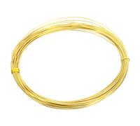 PATIKIL Half Hard Brass Wire, 1Pcs 21Gauge/0.7mm Diameter 10m/32.8ft Pure Craft Wire for Jewelry Making Beading Garden Plants