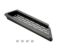 PATIKIL Handle Ventilation Grille, 7.8"x 1.5" Aluminum Alloy Square Hidden Breathable Drawer Pull Wardrobe Shoe Cabinet Ventilation Grid Closet Core Vents for Cabinet Wardrobe Door, Grey