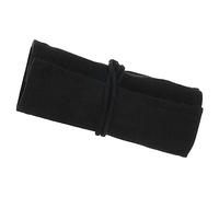 PATIKIL Handmade 12 Slots Roll Up Pencil Case, Canvas Pencil Wrap Pouch Pen Holder Organizer for Artist Drawing Coloring Sketching, Black