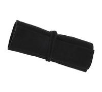 PATIKIL Handmade 24 Slots Roll Up Pencil Case, Canvas Pencil Wrap Pouch Pen Holder Organizer for Artist Drawing Coloring Sketching, Black