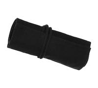 PATIKIL Handmade 36 Slots Roll Up Pencil Case, Canvas Pencil Wrap Pouch Pen Holder Organizer for Artist Drawing Coloring Sketching, Black