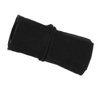 PATIKIL Handmade 48 Slots Roll Up Pencil Case, Canvas Pencil Wrap Pouch Pen Holder Organizer for Artist Drawing Coloring Sketching, Black