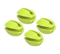 PATIKIL Hard Fishing Rod Bundler Holder, 4 Pack Fishing Pole Clip Fishing Rod Fixed Ball Fish Pole Protector 5-Holes for Fishing Pole Fly Fishing, Yellow