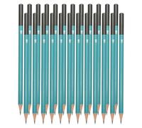 PATIKIL HB Drawing Pencils for Sketching, 24PCS Sketch Pencils for Drawing Art Pencils Graphite Wood Pre-sharpened for Drawing Sketching Artist, Hexagonal, Black Refill, Green/Black Pole