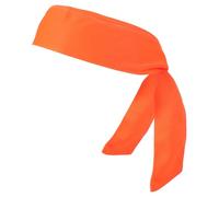 PATIKIL Head Ties Headband, Ninja Karate Headband Adjustable Sports Tie Back Sweat Wicking Workout Head Band for Men Women Running Tennis Yoga, Fluorescent Orange