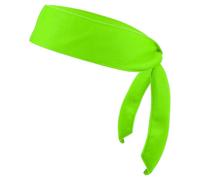 PATIKIL Head Ties Headband, Ninja Karate Headband Adjustable Sports Tie Back Sweat Wicking Workout Head Band for Men Women Running Tennis Yoga, Fluorescent Green
