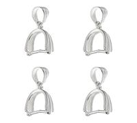 PATIKIL Heart Shaped Toggle with T Bar, 2 Set Round Ring Charm Loops Connectors for Jewelry Making Necklaces Earrings Keychains Craft DIY, Silver Style 11