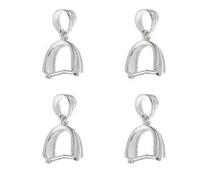 PATIKIL Heart Shaped Toggle with T Bar, 2 Set Round Ring Charm Loops Connectors for Jewelry Making Necklaces Earrings Keychains Craft DIY, Silver Style 11