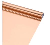 PATIKIL Heat Foil Transfer Paper Roll, 12.6 in x 32.8 ft Heat Activated Foil Sheets Toner Reactive Laminator Laser Printer Hot Stamping Sheet for DIY Card Scrapbooking, Dark Rose Gold