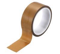 PATIKIL High Temperature PTFE Tape 1-9/16 Inch x 33 Feet, PTFE Coated Fiberglass Adhesive Tape for Vacuum Sealer Machines Hand-Impulse Sealers Insulation, Brown