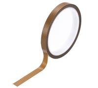 PATIKIL High Temperature PTFE Tape 3/8 Inch x 33 Feet, PTFE Coated Fiberglass Adhesive Tape for Vacuum Sealer Machines Hand-Impulse Sealers Insulation, Brown