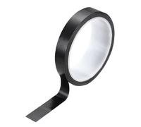 PATIKIL High Temperature PTFE Tape 9/16 Inch x 33 Feet, PTFE Coated Fiberglass Adhesive Tape for Vacuum Sealer Machines Hand-Impulse Sealers Insulation, Black