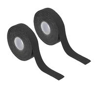 PATIKIL Hockey Tape 1" X27 Yard, 2 Pack Multipurpose Grip Protector for Hockey Stick Blade Baseball Bat, Black