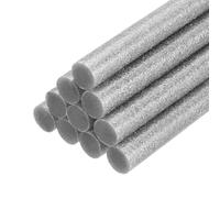 PATIKIL Hot Glue Sticks for Glue Gun, 10 Pcs Colored Hot Melt Adhesive Bulk Sticks for DIY Craft Projects Art Decoration Home Repairs, Silver (11mm x 200mm)