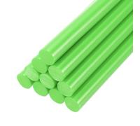 PATIKIL Hot Glue Sticks for Glue Gun, 10 Pcs Colored Hot Melt Adhesive Glue Sticks Bulk for DIY Projects Craft Art Decoration Home Repairs, Light Green (20omm x 11mm)