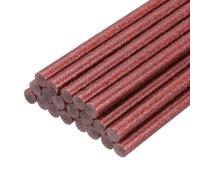 PATIKIL Hot Glue Sticks for Glue Gun, 20 Pcs Colored Hot Melt Adhesive Bulk Sticks for DIY Craft Projects Art Decoration Home Repairs, Dark Red (7mm x 200mm)