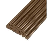 PATIKIL Hot Glue Sticks for Glue Gun, 20 Pcs Colored Hot Melt Adhesive Glue Sticks Bulk for DIY Projects Craft Art Decoration Home Repairs, Coffee (100mm x 7mm)