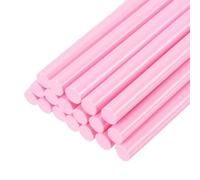 PATIKIL Hot Glue Sticks for Glue Gun, 20 Pcs Colored Hot Melt Adhesive Glue Sticks Bulk for DIY Projects Craft Art Decoration Home Repairs, Pink (200mm x 7mm)